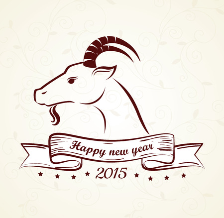 New year design over beige background, vector illustrationのイラスト素材