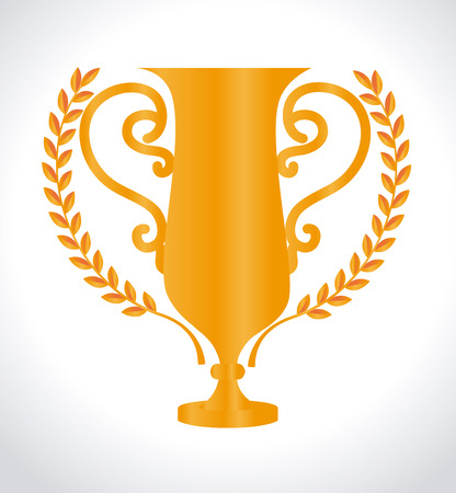 Champion design over white background, vector illustrationのイラスト素材