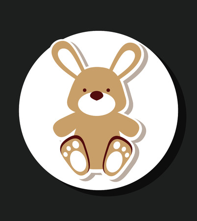 Toys design over black background, vector illustrationのイラスト素材