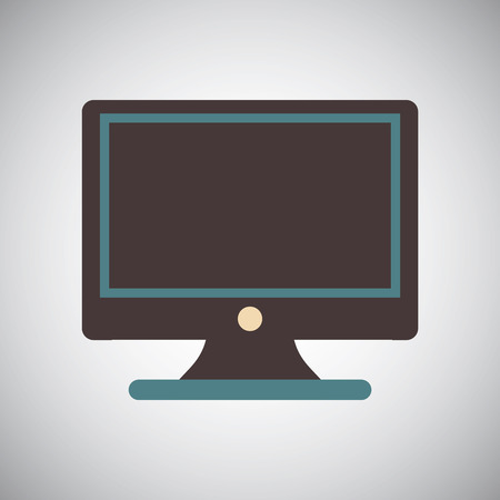 laptop design over gray  background vector illustrationのイラスト素材