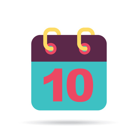 calendar design over white background vector illustrationのイラスト素材