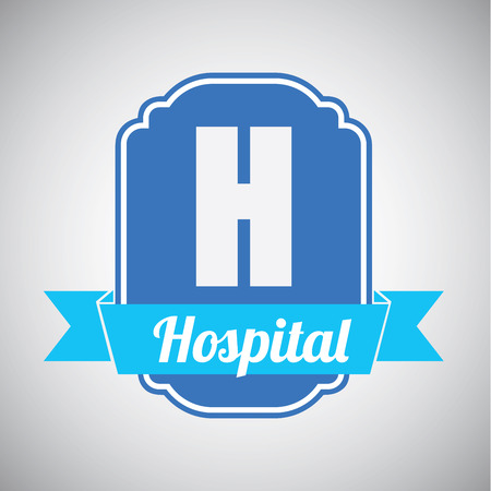 hospital graphic design. Vector illustration. のイラスト素材