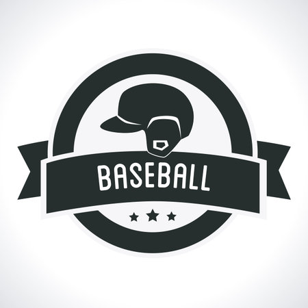 Sport design over white background, vector illustrationのイラスト素材