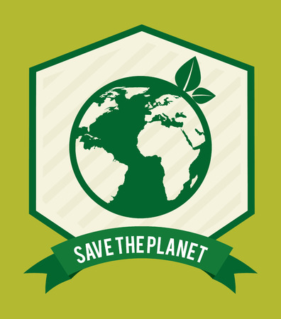 eco graphic design ,vector illustrationのイラスト素材