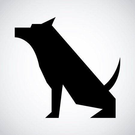dog design icon ,vector illustrationのイラスト素材