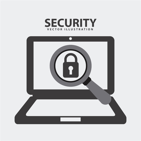 security system icon , vector illustrationのイラスト素材