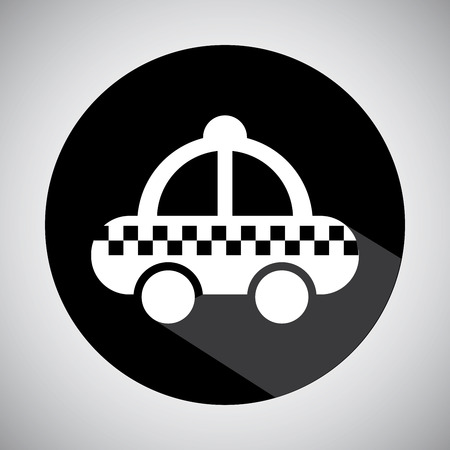 taxi icon graphic design , vector illustrationのイラスト素材