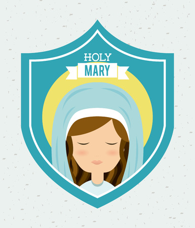 holy mary design , vector illustrationのイラスト素材