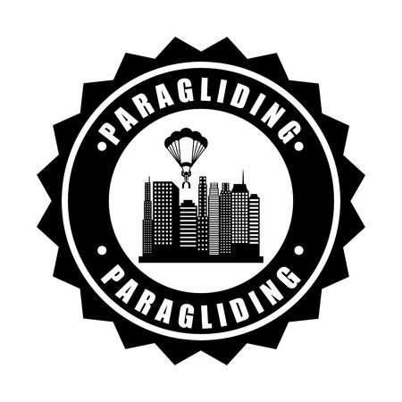 paragliding sport design , vector illustrationのイラスト素材