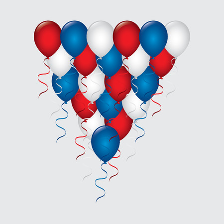balloons air graphic design , vector illustrationのイラスト素材
