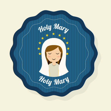 holy mary design , vector illustrationのイラスト素材