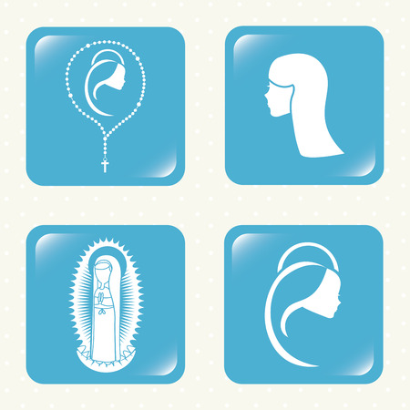 holy mary design , vector illustrationのイラスト素材