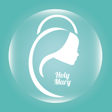 holy mary design , vector illustrationのイラスト素材