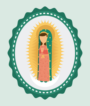 holy mary design , vector illustrationのイラスト素材