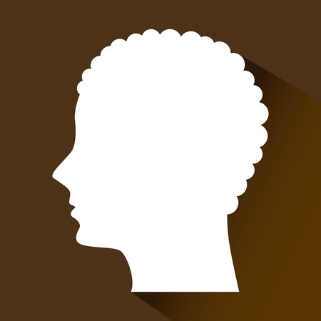 profile graphic design , vector illustrationのイラスト素材