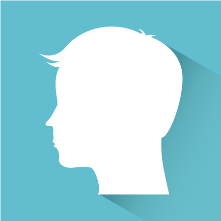 profile graphic design , vector illustrationのイラスト素材