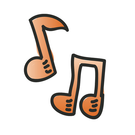 music graphic design , illustrationのイラスト素材