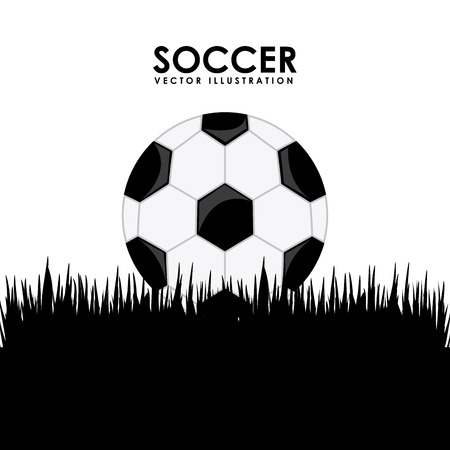 soccer graphic design , vector illustrationのイラスト素材