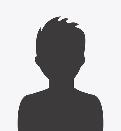 man avatar graphic design , vector illustrationのイラスト素材