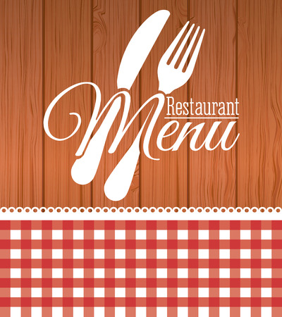menu graphic design , vector illustrationのイラスト素材