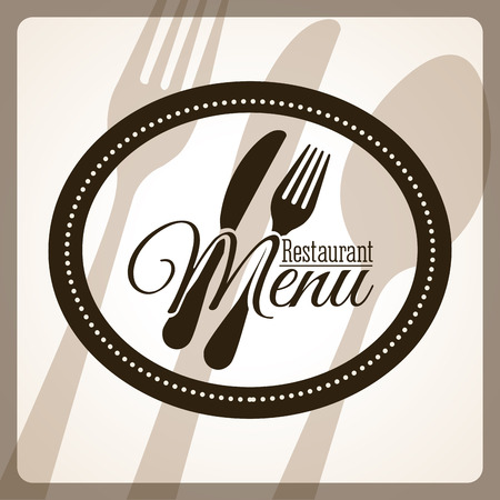 menu graphic design , vector illustrationのイラスト素材