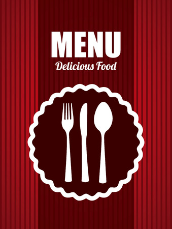 menu graphic design , vector illustrationのイラスト素材