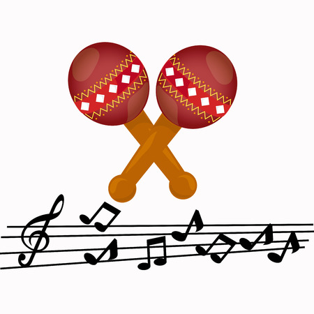 Music design over white background, vector illustrationのイラスト素材