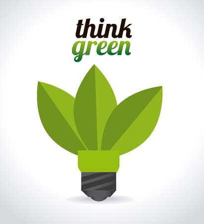 Bulb design over white background, vector illustrationのイラスト素材