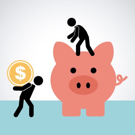 money graphic design , vector illustrationのイラスト素材