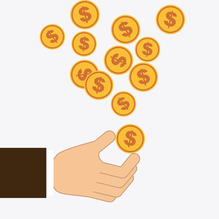 money graphic design , vector illustrationのイラスト素材