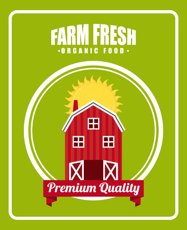 farm graphic design , vector illustrationのイラスト素材