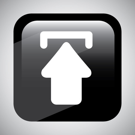 upload graphic design , vector illustrationのイラスト素材