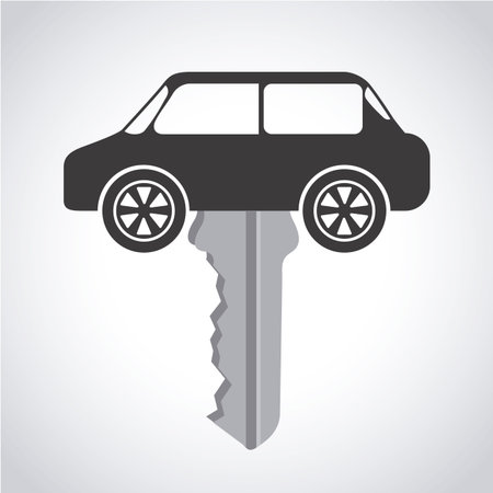 key car graphic design , vector illustrationのイラスト素材