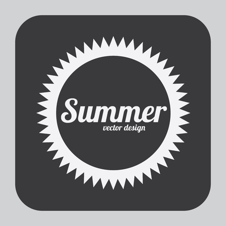 summer graphic design , vector illustrationのイラスト素材