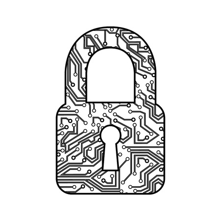 security graphic design , vector illustrationのイラスト素材