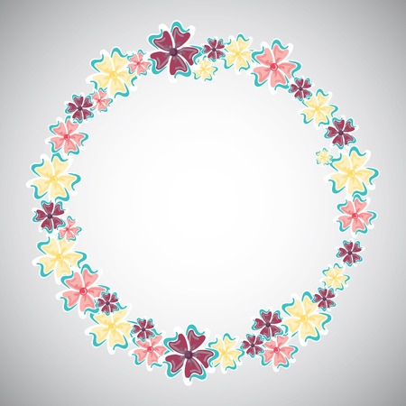 floral graphic design , vector illustrationのイラスト素材