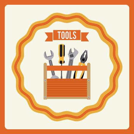 tools graphic design , vector illustrationのイラスト素材