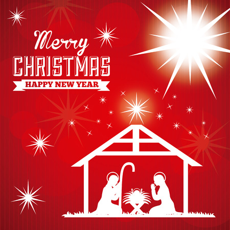 christmas graphic design , vector illustrationのイラスト素材