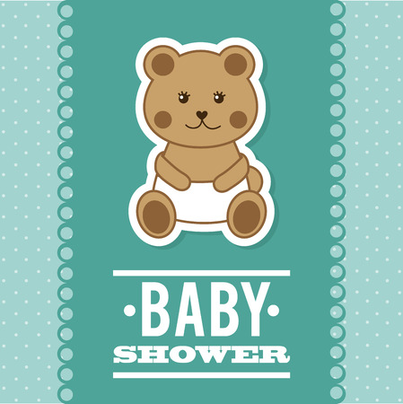 baby shower graphic design , vector illustrationのイラスト素材
