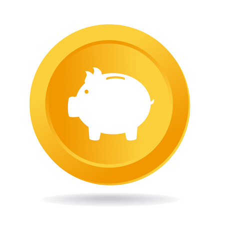 Money design over white background, vector illustrationのイラスト素材