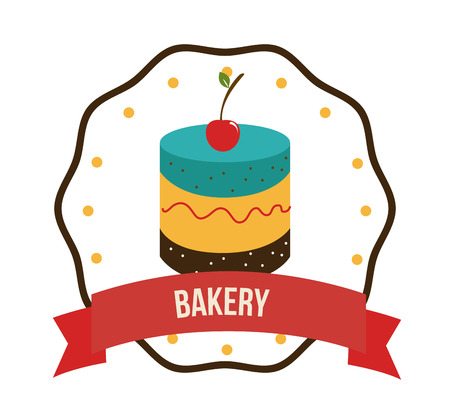 Food design over white background, vector illustrationのイラスト素材