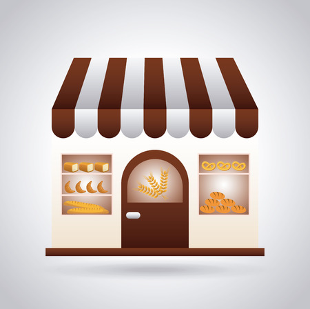 bakery graphic design , vector illustrationのイラスト素材