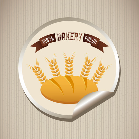 bakery graphic design , vector illustrationのイラスト素材