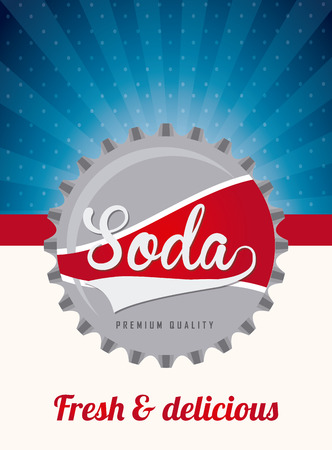soda graphic design , vector illustrationのイラスト素材