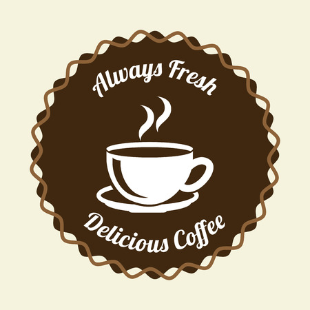 coffee graphic design , vector illustrationのイラスト素材