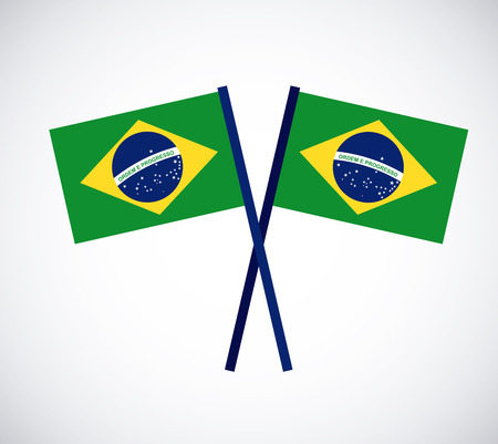 brazil graphic design , vector illustrationのイラスト素材