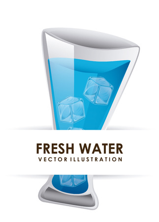 water graphic design , vector illustrationのイラスト素材