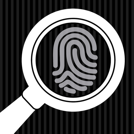 fingerprint graphic design , vector illustrationのイラスト素材