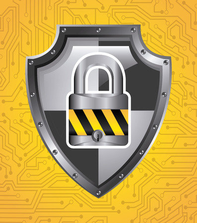 security graphic design , vector illustrationのイラスト素材