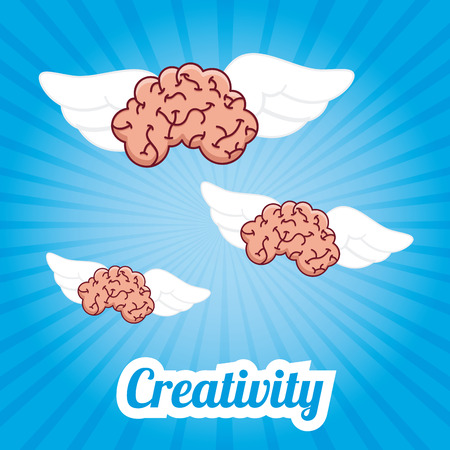 brain graphic design , vector illustrationのイラスト素材